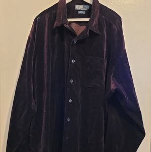 Polo Brown Velour Shirt